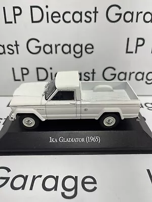 EDICOLA Model IKA 1965 Jeep J10 Gladiator Truck White Newsletter  1:43 Diecast • $24.99