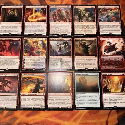 MTG *Red Commander / Legendary / Other Lot; (New) Magic The Gathering TCG  X15 • $27.99