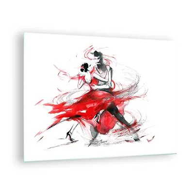 Glass Print 70x50cm Wall Art Picture Dance Action Activity Adult Small Artwork • £71.99