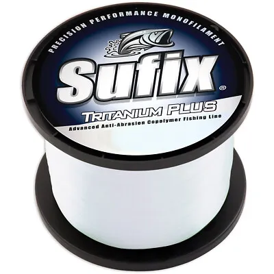 Sufix Tritanium Plus Clear Fishing Line - 8 Lb Test / 1720 Yds. • $20.75