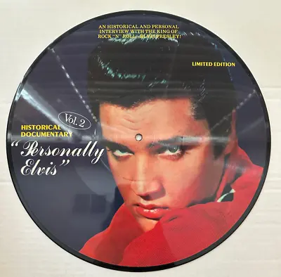 Elvis Presley Personally Elvis Vol. 2  Ltd. Ed. Picture Disc 1984 In VG Cond • $100