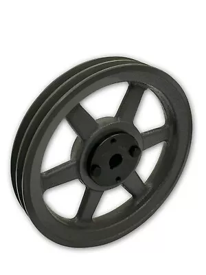 $109.67 • Buy 2 Groove Cast Iron Electric Motor Pulley Sheave 10.25 , Two Groove 3l 4l A Belts