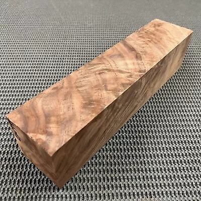 CW999 Curly Claro Walnut Billet Block Carving Craft Knife Handle Game Call 10.3  • $20