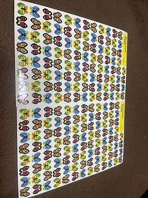 200 Butterfly Stickers Mini Sticker Teacher Reward Monarch Butterfly  Mini Chart • $3.99