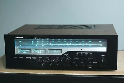 Rotel RX504 DC Stereo Receiver.Black Face Serviced.Works.Please Read. • $450