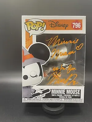 Kaitlyn Robrock Signed Voice Of Minnie Mouse Halloween FUNKO Pop Rare Beckett • $149.99