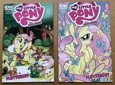 MY LITTLE PONY: MICRO SERIES #4: FLUTTERSHY LOT OF 2 (2013) IDW; Covers A & B • $15