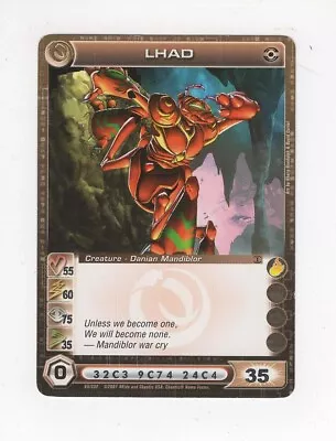 Chaotic Creature Card Danian Lhad Min Energy • $1.25