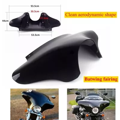 For Harley Road King Dyna Switchback FLD Deflector ABS Painted Batwing Fairing • $447.27