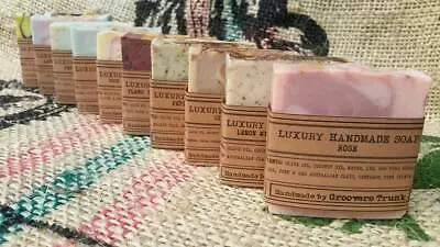 BULK Luxury Handmade Soap Aromatherapy Bars 100 G Natural Mixed Vegan Soaps • $22.50