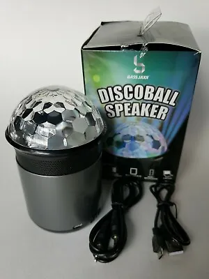 BASS JAXX DISCOBALL Disco Ball Wireless Speaker Bluetooth 4 Color Light-Up NEW  • $10