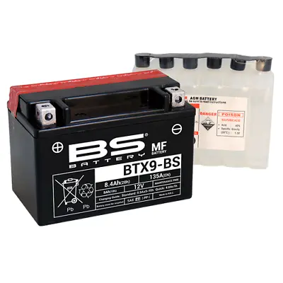 Fits KAWASAKI  Z 750 R 2011 - 2012 BS BTX9-BS BATTERY  • £38.99