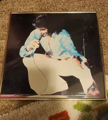 Elvis Presley Picture Vintage In Picture Frame  • $16