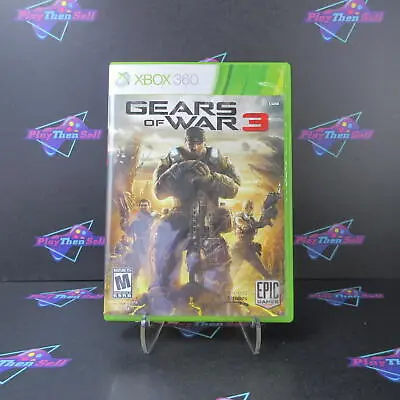 $9.95 • Buy Gears Of War 3 Xbox 360 DD - (See Pics)