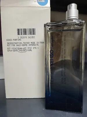 KENZOL'EAU PAR INDIGO POUR HOMME EDT SPRAY 3.4 Oz/100 MlUNBOX RARE 80% FULL • $85