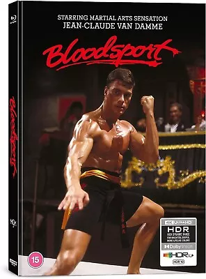 BLOODSPORT (1988) Jean-Claude Van Damme 4K UHD Blu-Ray Mediabook Cover A NEW • $64.99