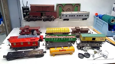Vintage O/O-27 Ga Postwar /Prewar Mostly Lionel Trains Parts/Misc Train Lot(P22) • $24.99