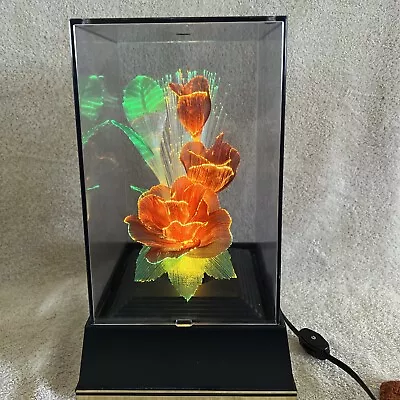 Vintage Fiber Optic Flower Lamp Beautiful 12” • $35.99