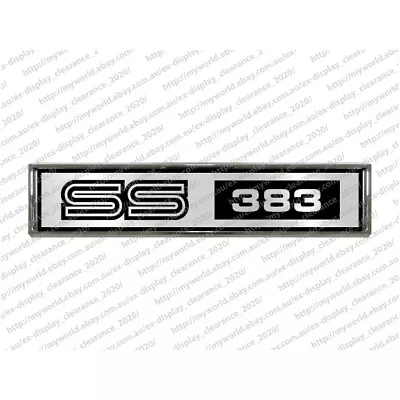 #2127 Hq Ss 383 Console Badge Custom Car Interior Gift Idea! • $37