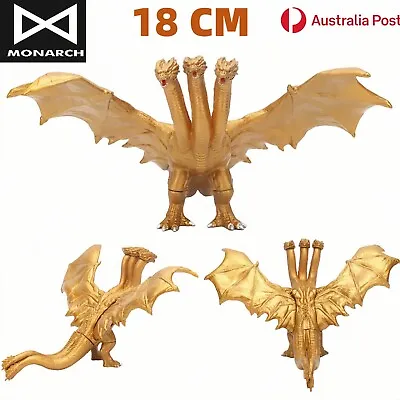 18CM Godzilla King Ghidorah Action Figure PVC Anime Decoration Collecti Kids Toy • $30.18