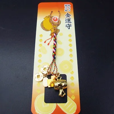 JAPANESE OMAMORI Mini Charm Good Luck For Rich Money Koduchi Koban Japan Shrine • $19.42