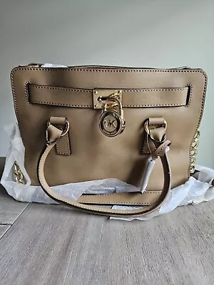 Michael Kors Hamilton Leather Satchel Shoulder Handbag • $149.99