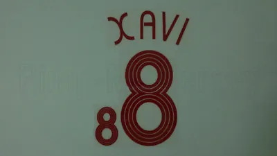 XAVI HERNANDEZ #8 Spain Away World Cup 2006 Name Set • $18.74