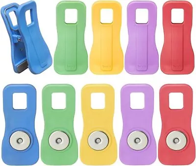 Strong Magnetic Chip Clips - 10 PCS Bag Clips For Snack And Food Package Stor... • $27.44