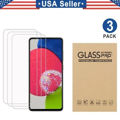 3PCS Tempered Glass Screen Protector For Samsung Galaxy A05s A15 A24 A35 A55 A71 • $3.99