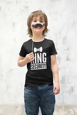 Ring Security Kids Toddler T-Shirt Boy Baby Child Page Boy Outfit Ring Bearer • £9.99