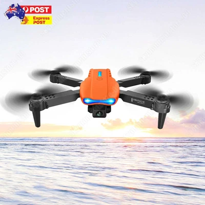 $34.79 • Buy Aeroplane USB Charging FPV Drones For Boys Girls (Orange 2Battery 2 Camera) *