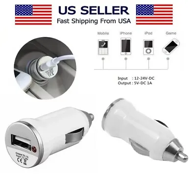 Micro Mini Car Cigarette Lighter To USB Charger Adapter For I Phones/mp3s/TomTom • $6.88