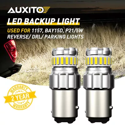 AUXITO 1157 7528 LED Reverse Backup Light White 6500K For DRL Parking Tail Bulbs • $11.59