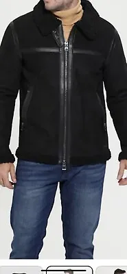 Shearling Guess Jacket For Men Extra Slim Can Fit Large Size Too Great Jacket • $69.99