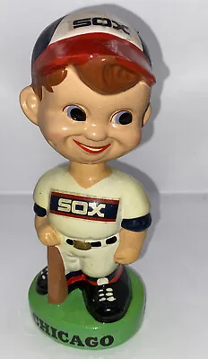 Vtg 1980’s Chicago White Sox MLB Baseball Sports Nodder Bobble Head 7.5” X 3.25” • $80.99