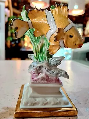 Capodimonte Porcelain Clown Fish Ornament • £40