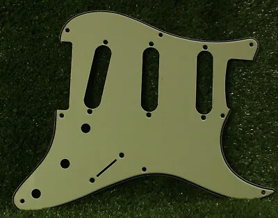 59 57 Pickguard For Fender Strat Wide Bevel 8 Holes V2 - Vintage Green • $29.69
