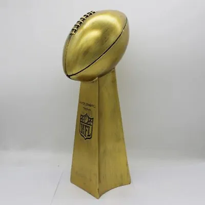 Vince Lombardi Trophy Golden Super Bowl Football Rugby - 10 / 23 Cm • $26.90