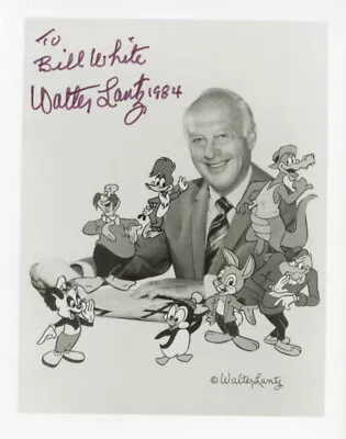 Walter Lantz - Autographed Inscribed Photograph 1984 • $200