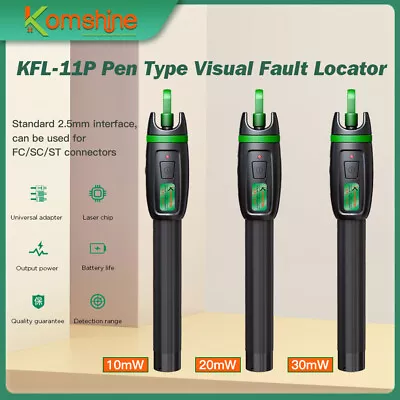 Komshine Pen Type 10-30mw Visual Fault Locator VFL For Optical Fiber Testing • $15.90