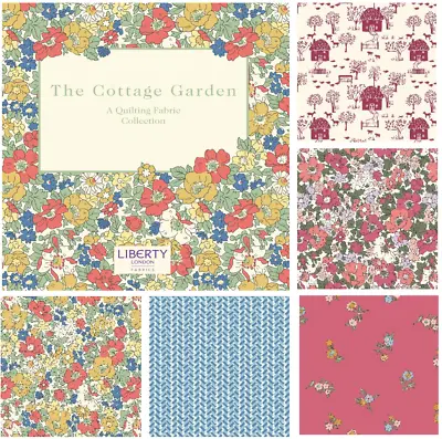 Cottage Garden Flowers LIBERTY Quilting Fabric 100% Cotton Fat Quarters • £5