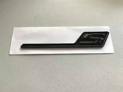 Gloss Black S Sticker Decal Emblem Badge For AMG GT63s A45s C63s Cla45s GLC63s • $23.96