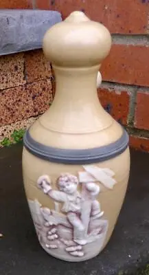 1860-1899 Schierholz And Sohn Musterschutz Bowling Pin Beer Stein With Lithopane • $595