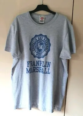 £5 • Buy FRANKLIN AND MARSHALL  Mens Cotton Quality Short Sleeve Grey  T Shirt Size L 