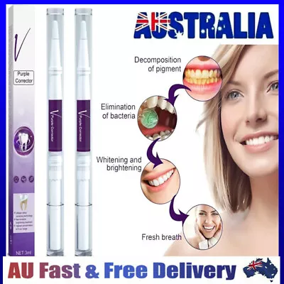 $11.65 • Buy 1/2PCS Hismile V34 Colour Corrector Teeth Whitening Gel Pen, Tooth Stain Removal