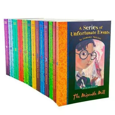 £5.50 • Buy A Series Of Unfortunate Events By Lemony Snicket, BooKs 1 To 4, Hardcopy