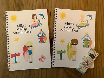 A5 Childrens / Kids Summer Holiday Travel Activity Pack - Colouring Book • £3.60