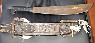 Vintage Promedoca Machete In Leather Sheath - Well Used • $14.71