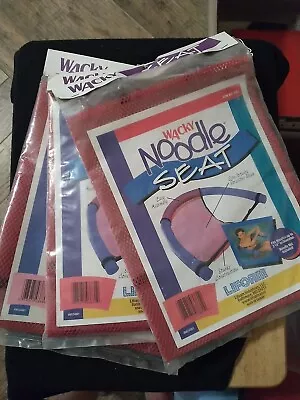 Lot Of 3 Vintage Wacky Noodle Seat Fits Pool Noodles Up To 2 7/8  New & Sealed • $19.99