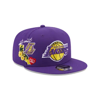 Los Angeles Lakers NBA New Era  Icon  9FIFTY Snapback Hat~ Purple • $29.99